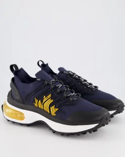 Heren Bubble Sneakers Zwart/Blauw
