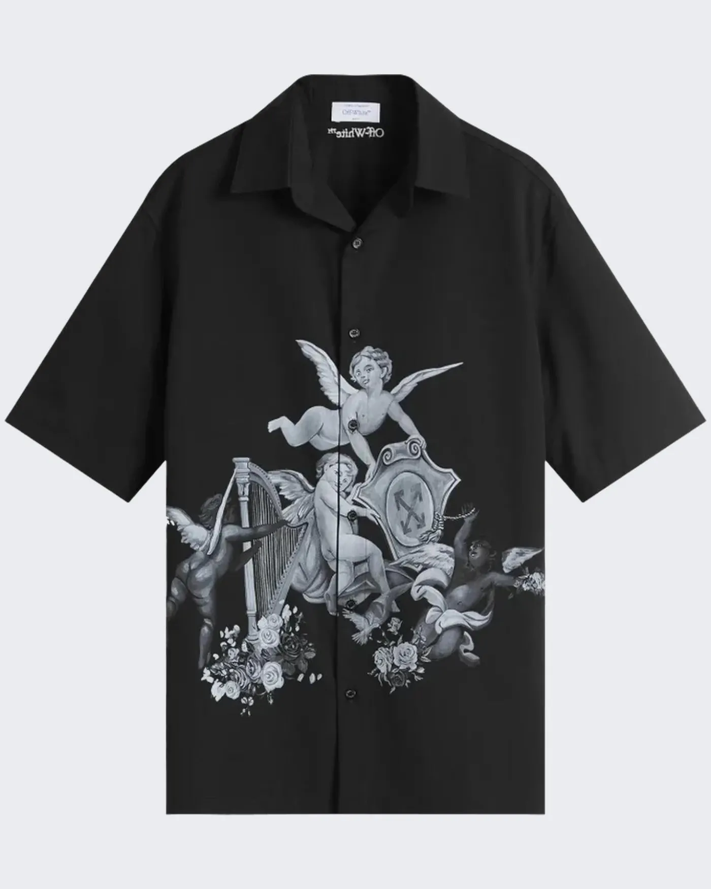 Heren Business Quote Shirt Zwart