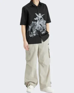 Heren Business Quote Shirt Zwart