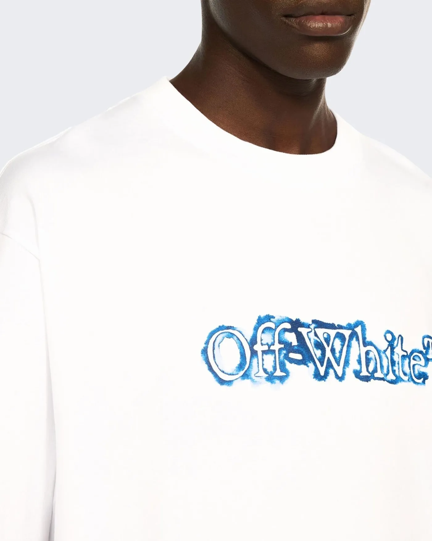 Heren Cloudy Arrow T-Shirt Wit