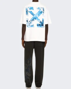Heren Cloudy Arrow T-Shirt Wit