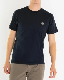 Heren Compasslogo T-Shirt Blauw