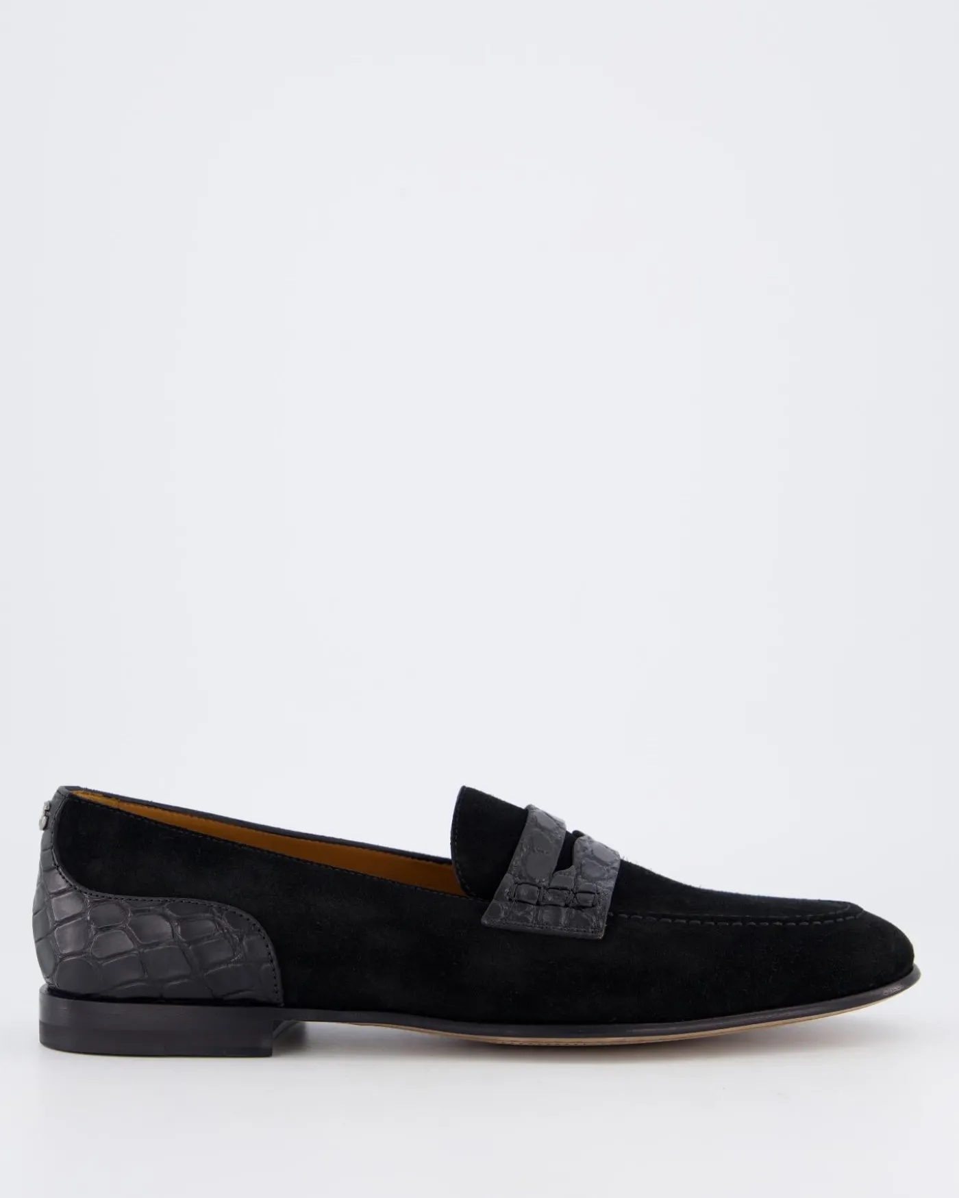 Heren DG Plaque Loafer Zwart