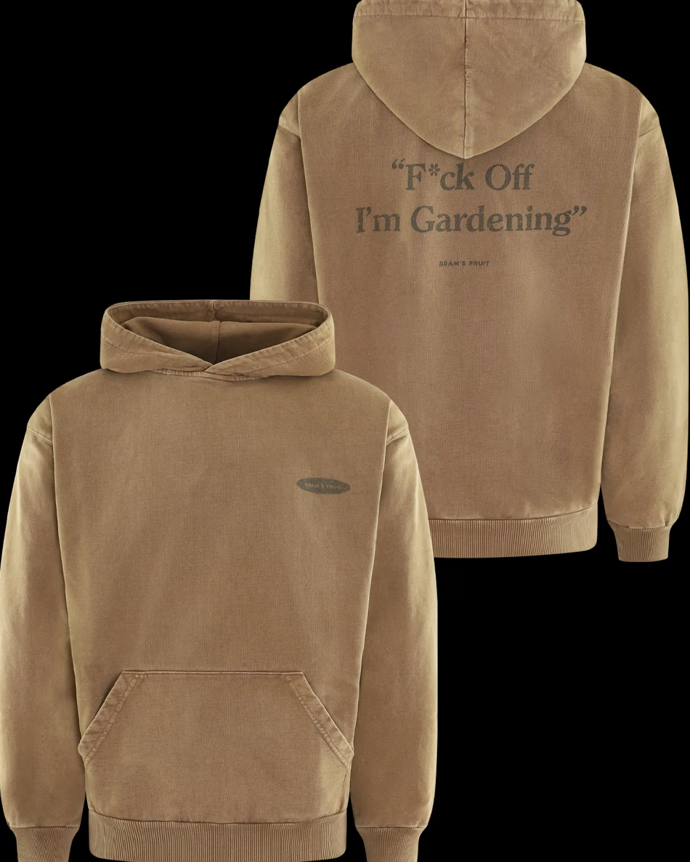 Heren Distressed Fuck Off Hoodie