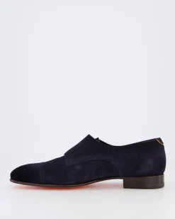 Heren Double Buckle Loafer Blauw