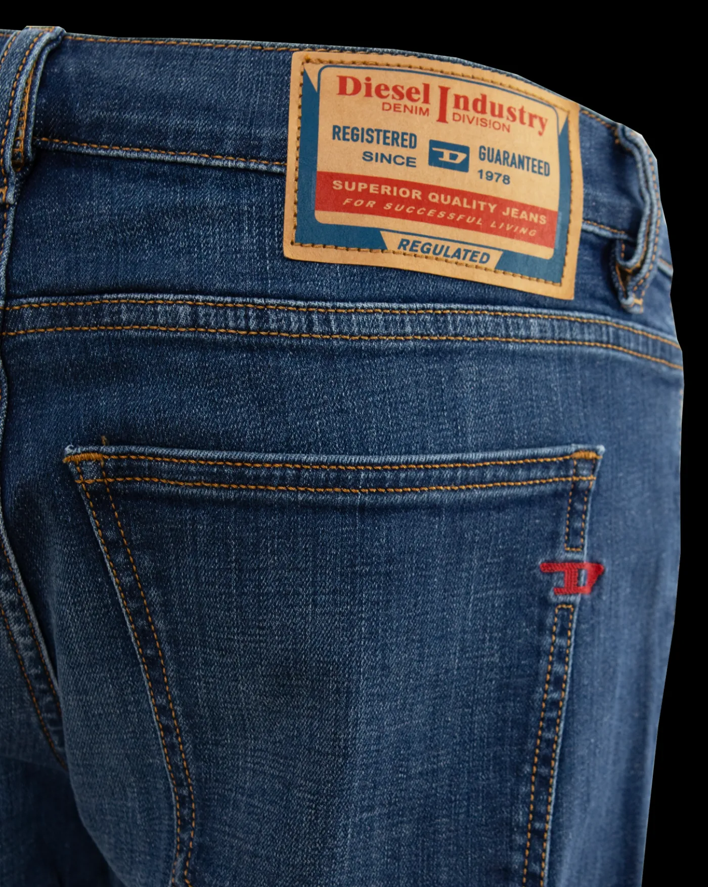 Heren D-Strukt Slim Fit Jeans