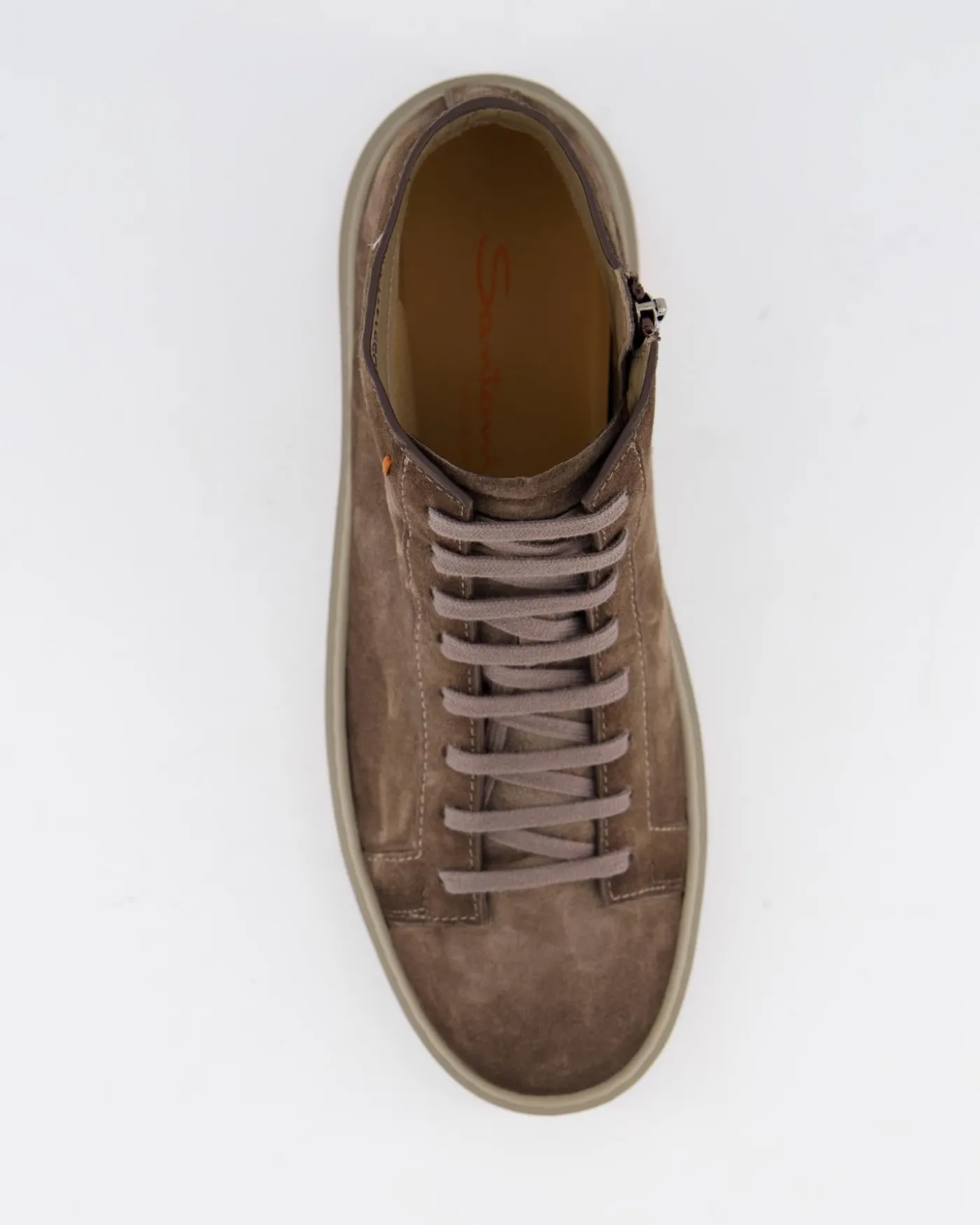 Heren Dump High Sneaker Beige