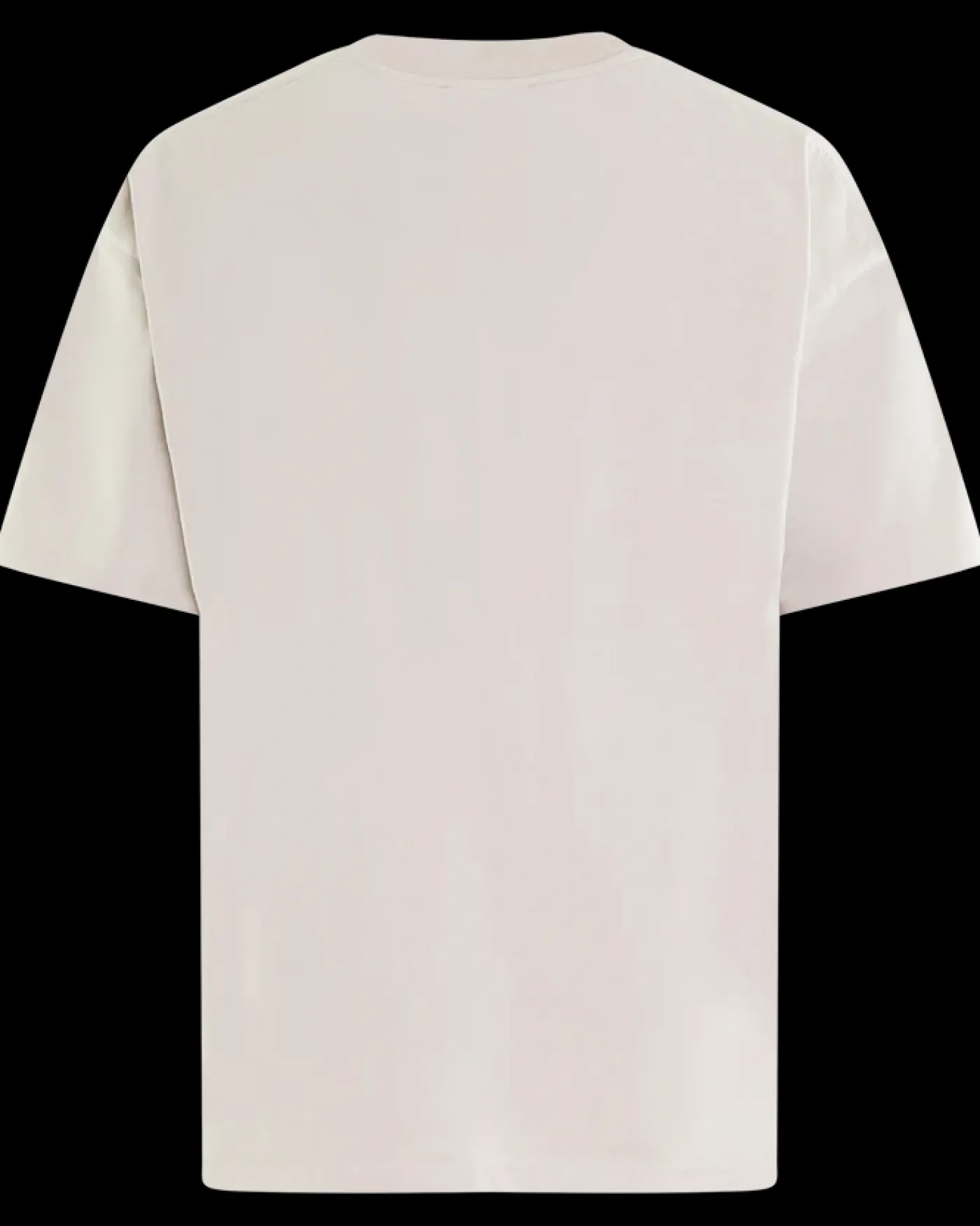 Heren Embroidered Serif TShirt Grijs