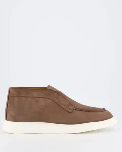 Heren Enzo Nubuck Loafer Chocolate