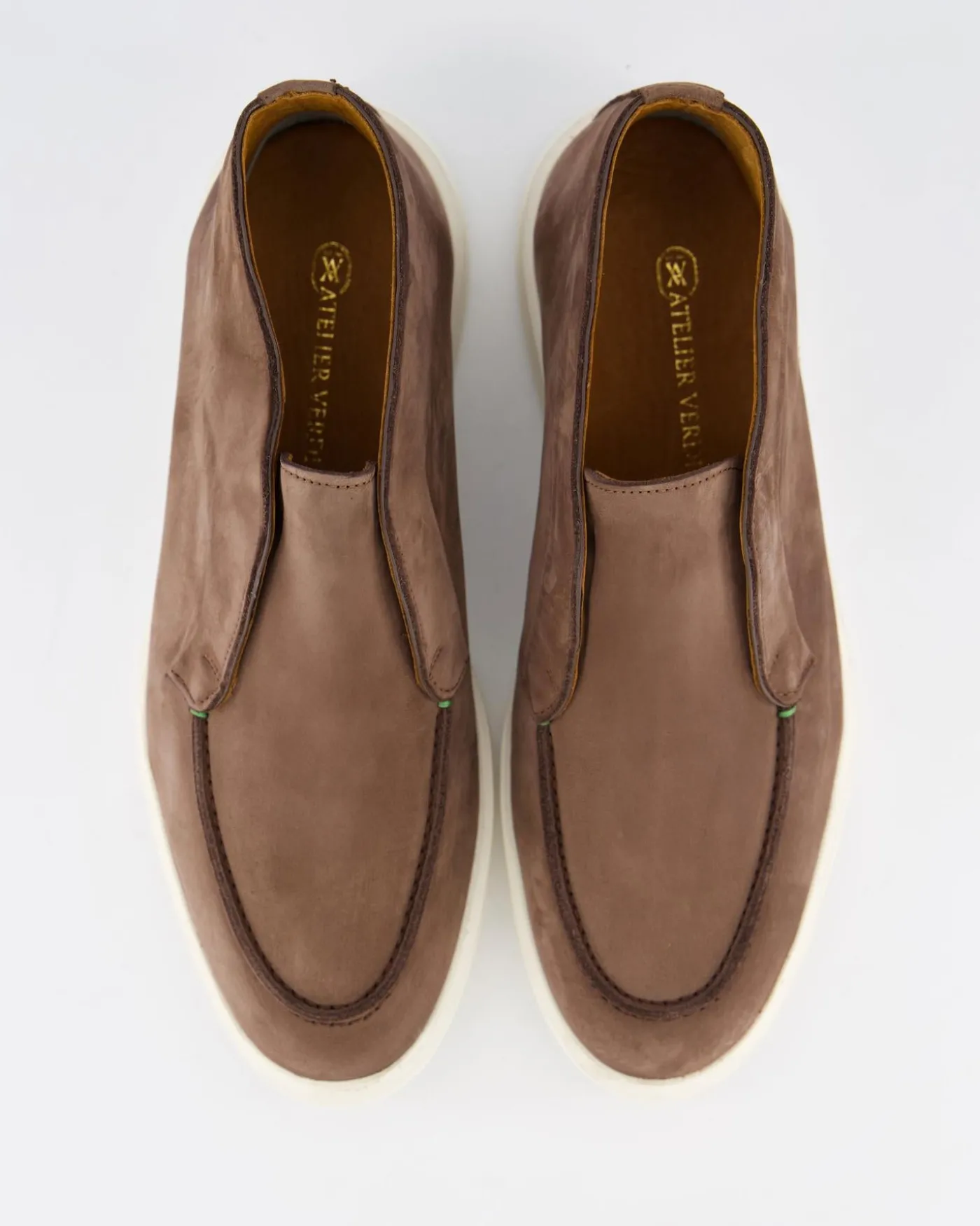 Heren Enzo Nubuck Loafer Chocolate