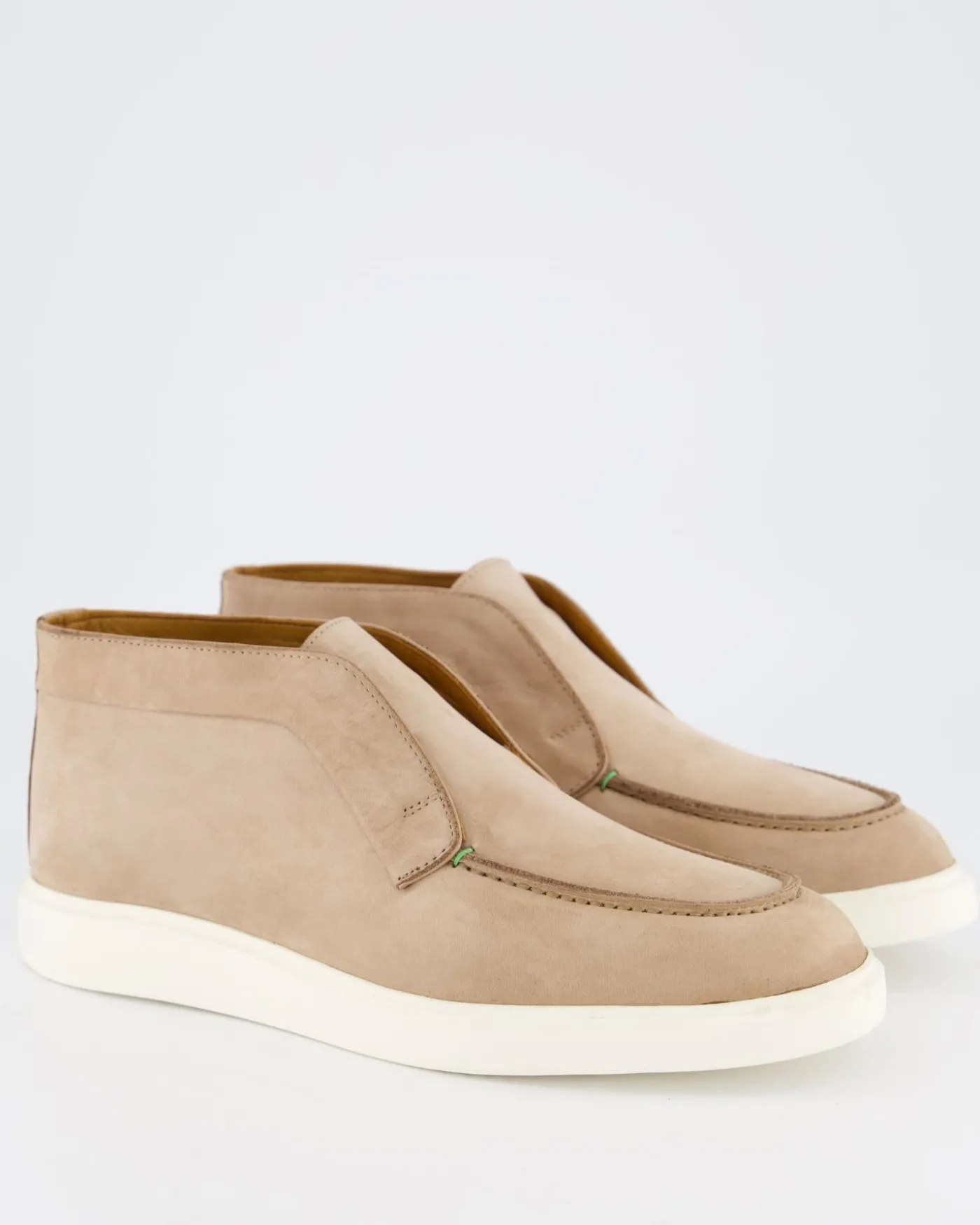 Heren Enzo Nubuck Mid Loafer Beige