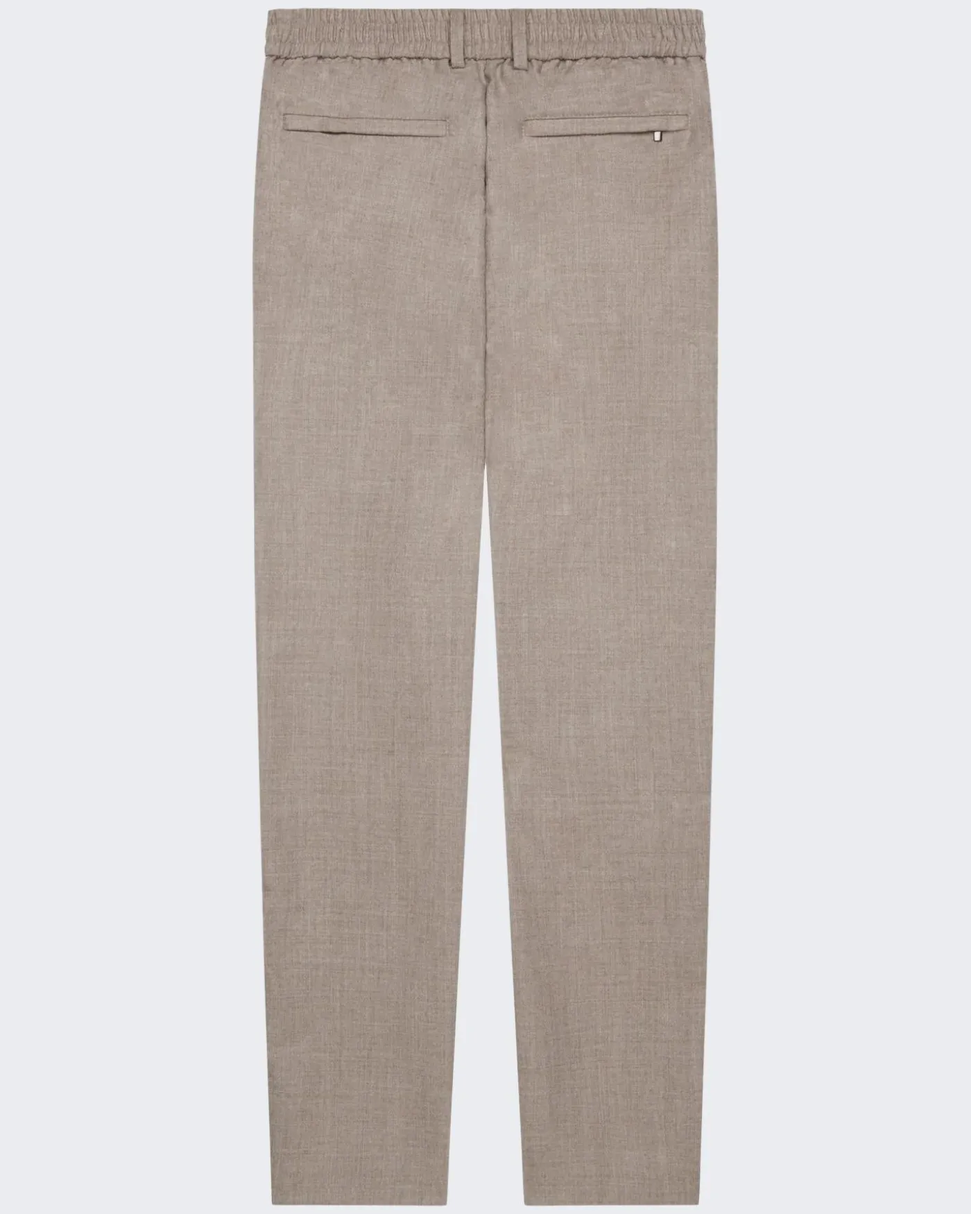 Heren Flannel Stretch Tapered Beige