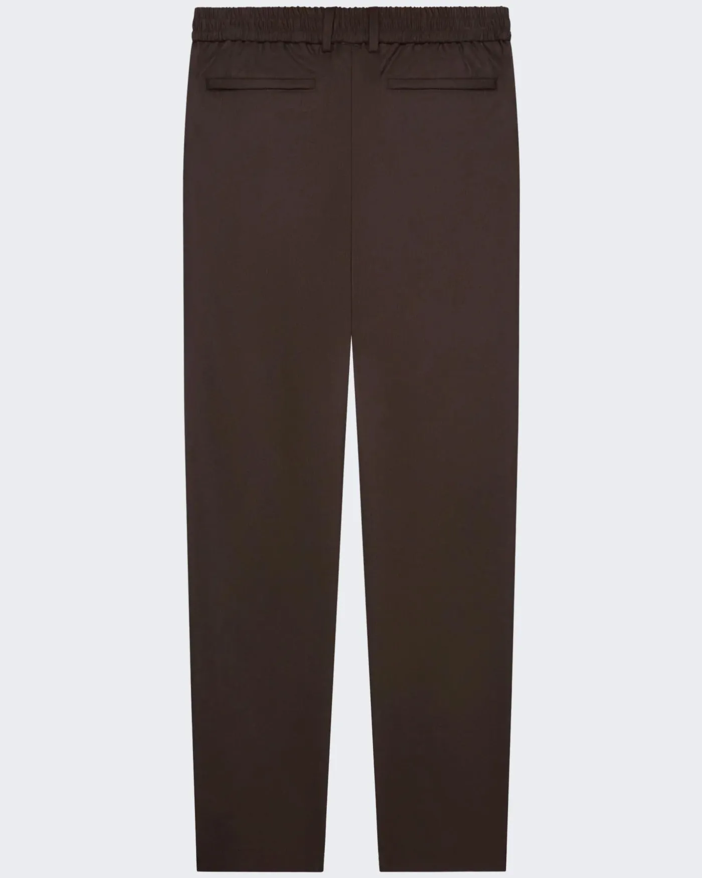 Heren Flannel Stretch Tapered Bruin