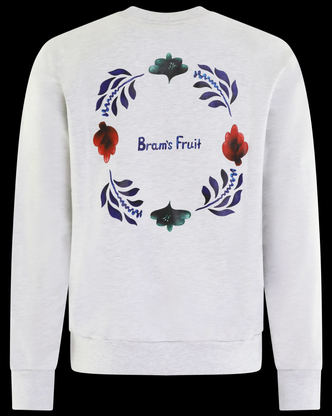 Heren Flora Sweater Grijs