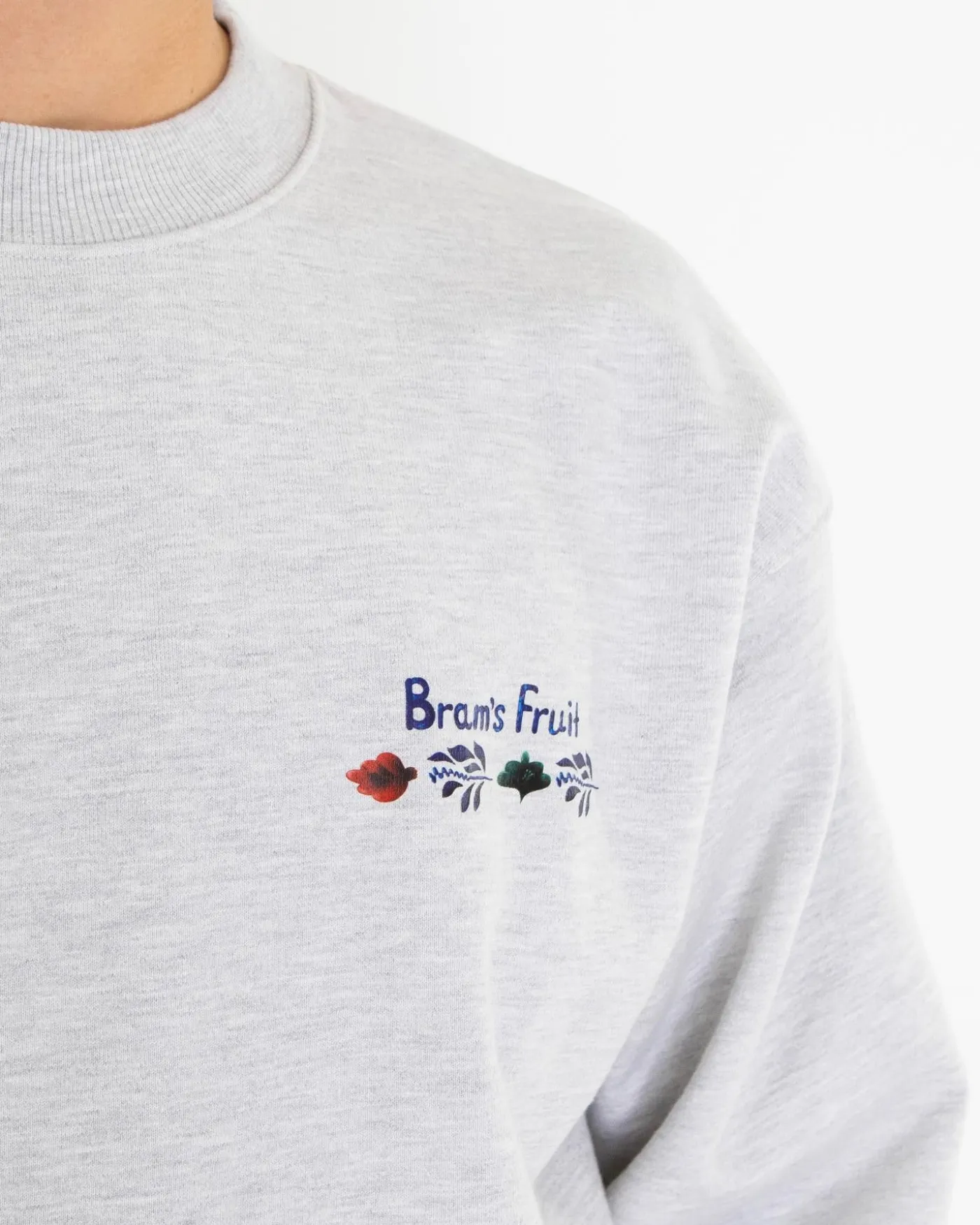 Heren Flora Sweater Grijs