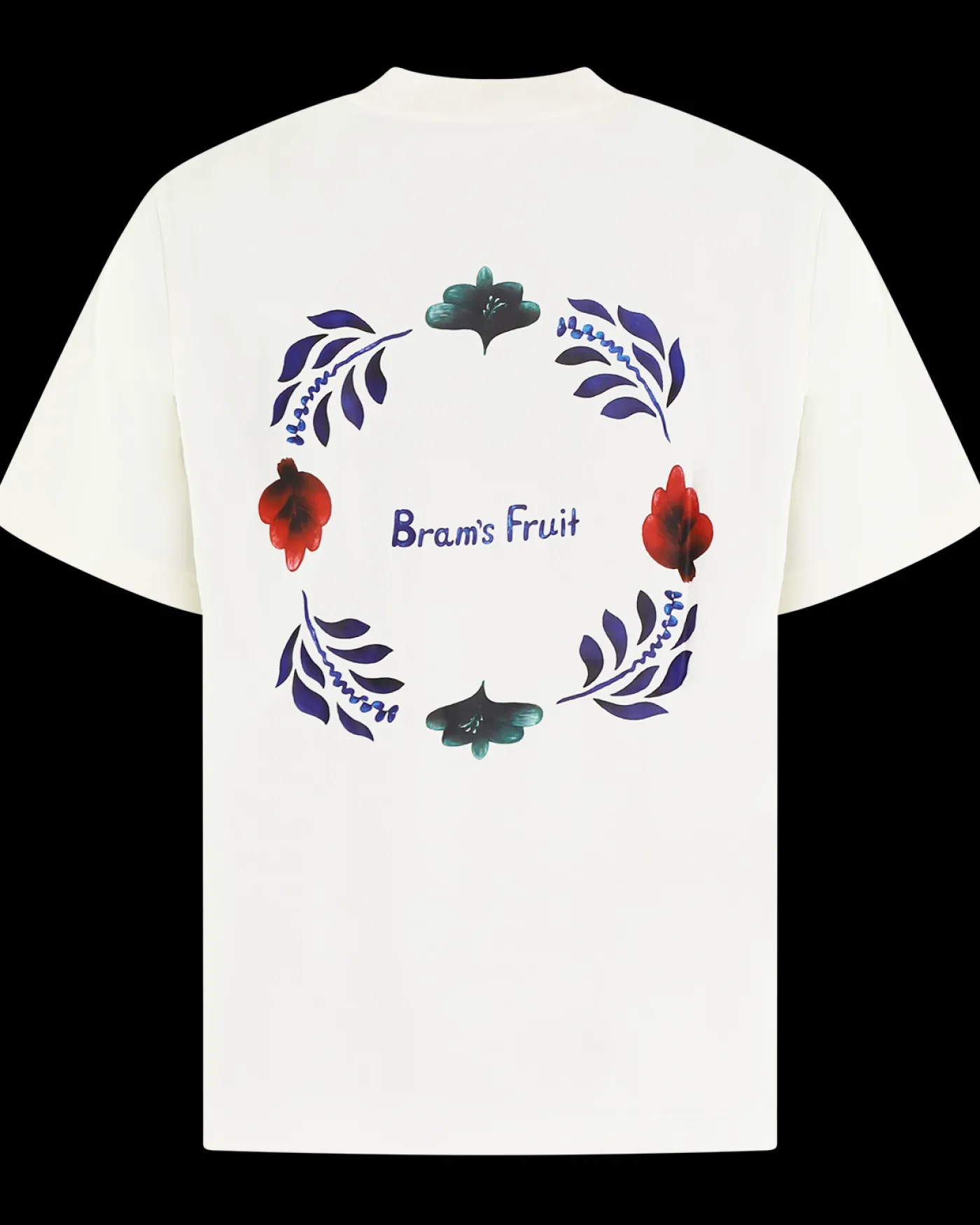 Heren Flora T-Shirt Wit