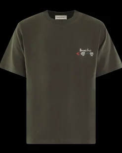 Heren Flora T-Shirt Zwart