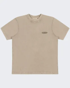 Heren Fuck Off T-shirt Beige