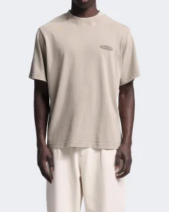 Heren Fuck Off T-shirt Beige
