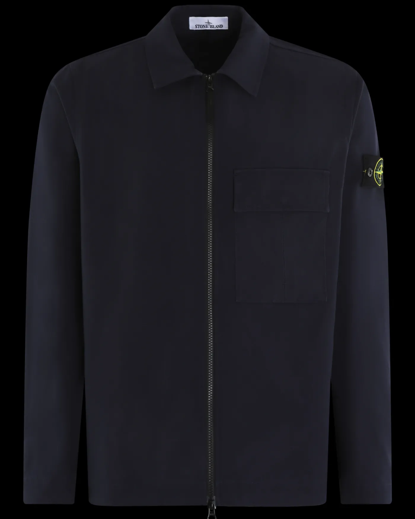Heren Full Zip overshirt Blauw