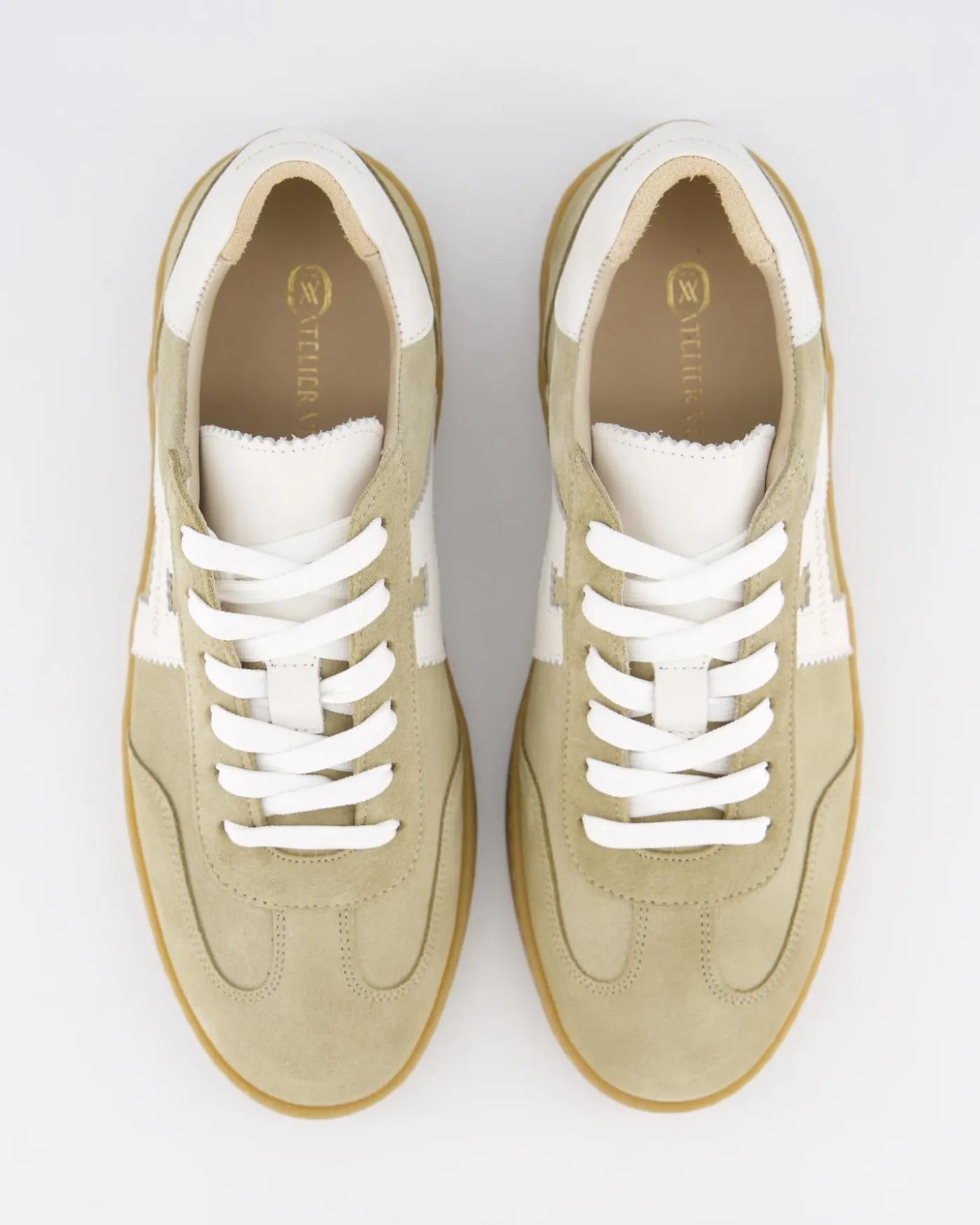 Heren Gino Sneaker Beige