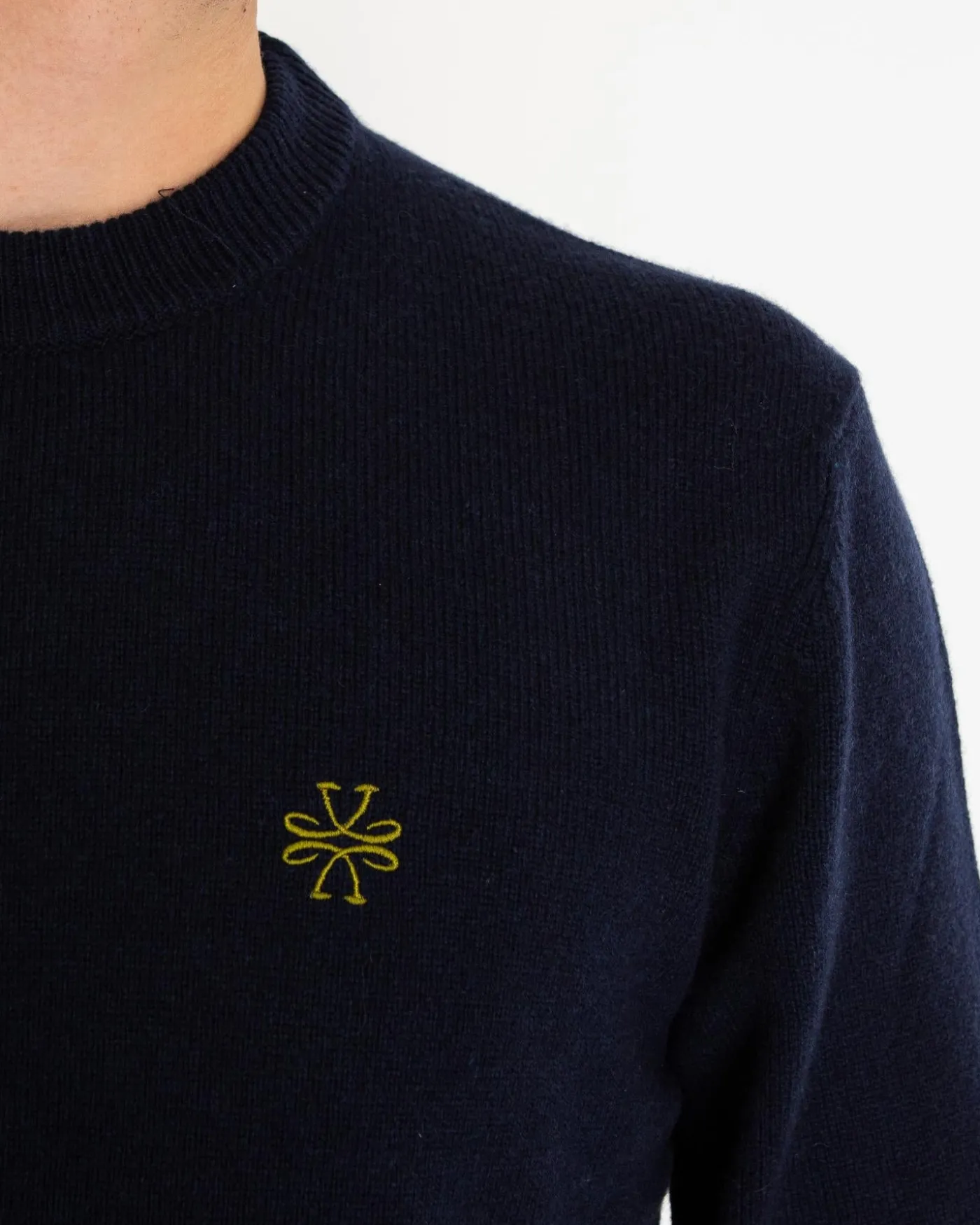 Heren Girocollo Lana Cashmere