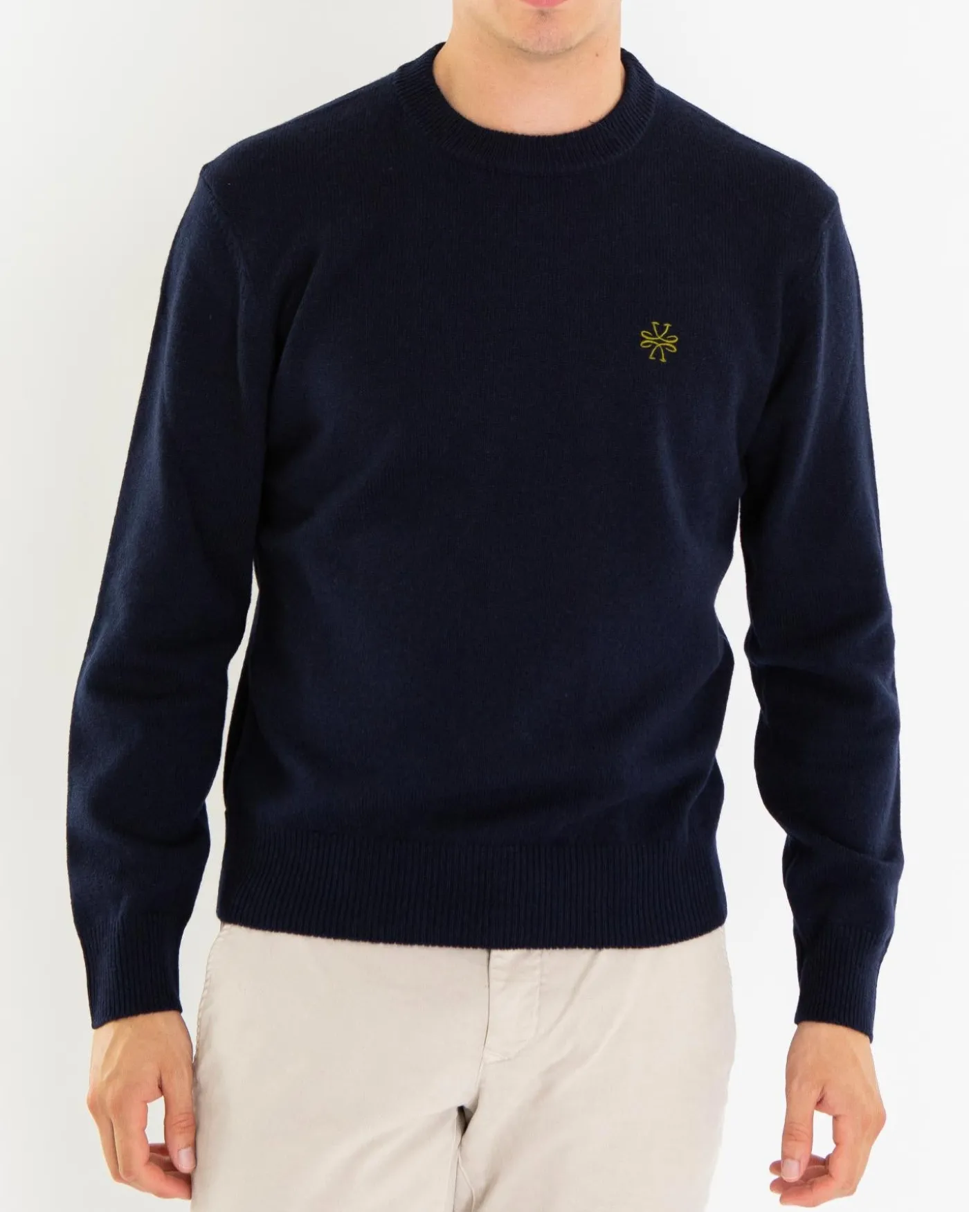 Heren Girocollo Lana Cashmere
