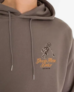 Heren Grand Hôtel Hoodie Bruin