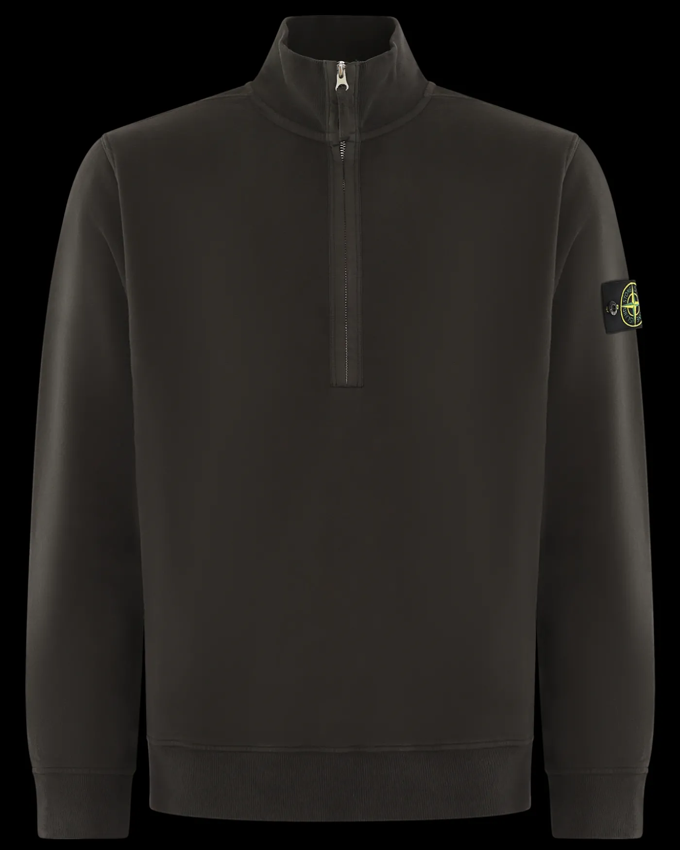 Heren Half Zip Sweater Grijs