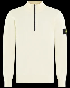 Heren Half-Zip Sweater Ivory