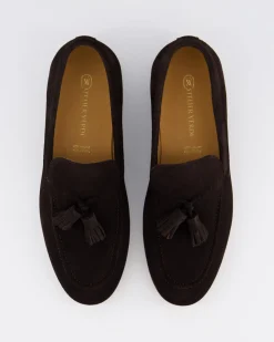 Heren Harrison Loafer Pom Pom Brown