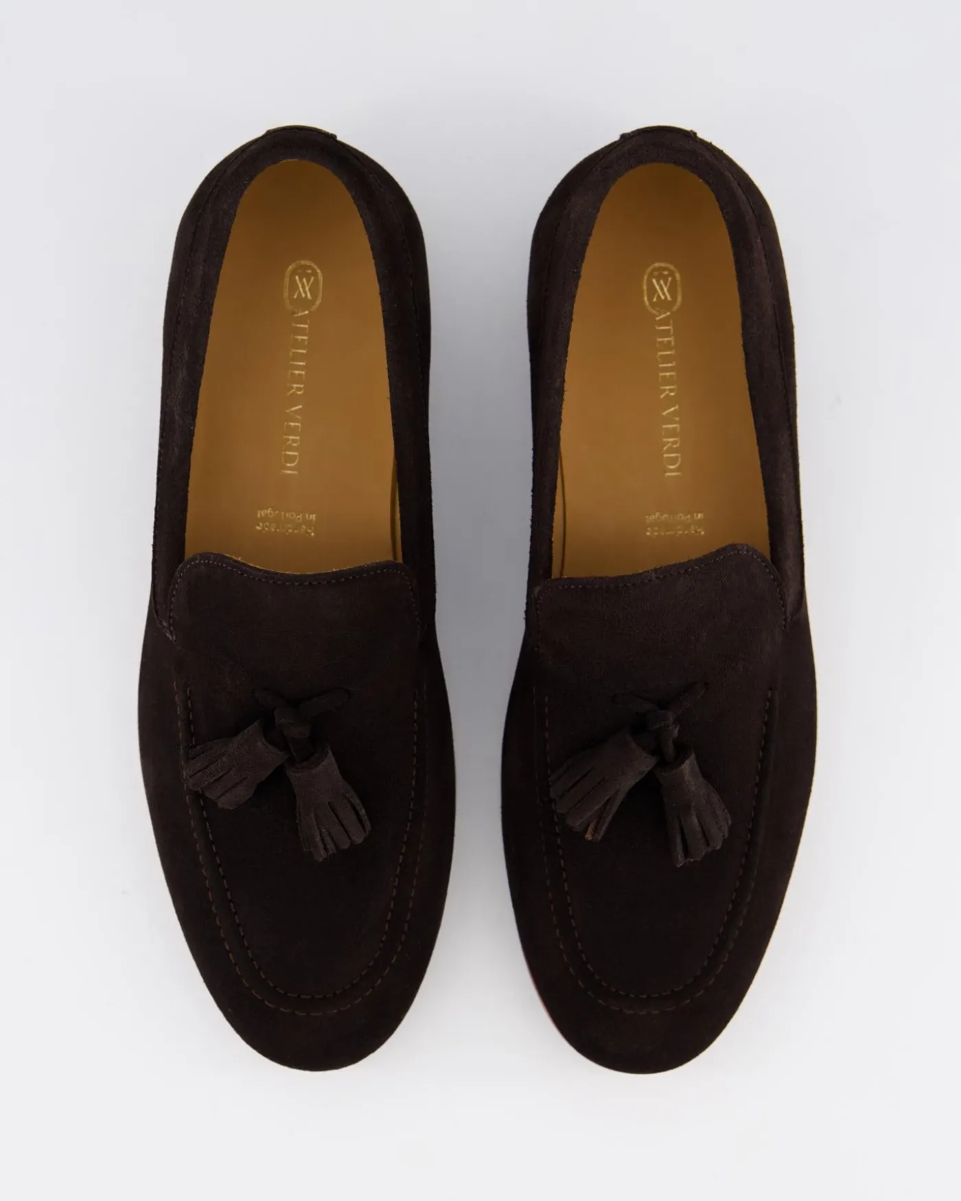 Heren Harrison Loafer Pom Pom Brown