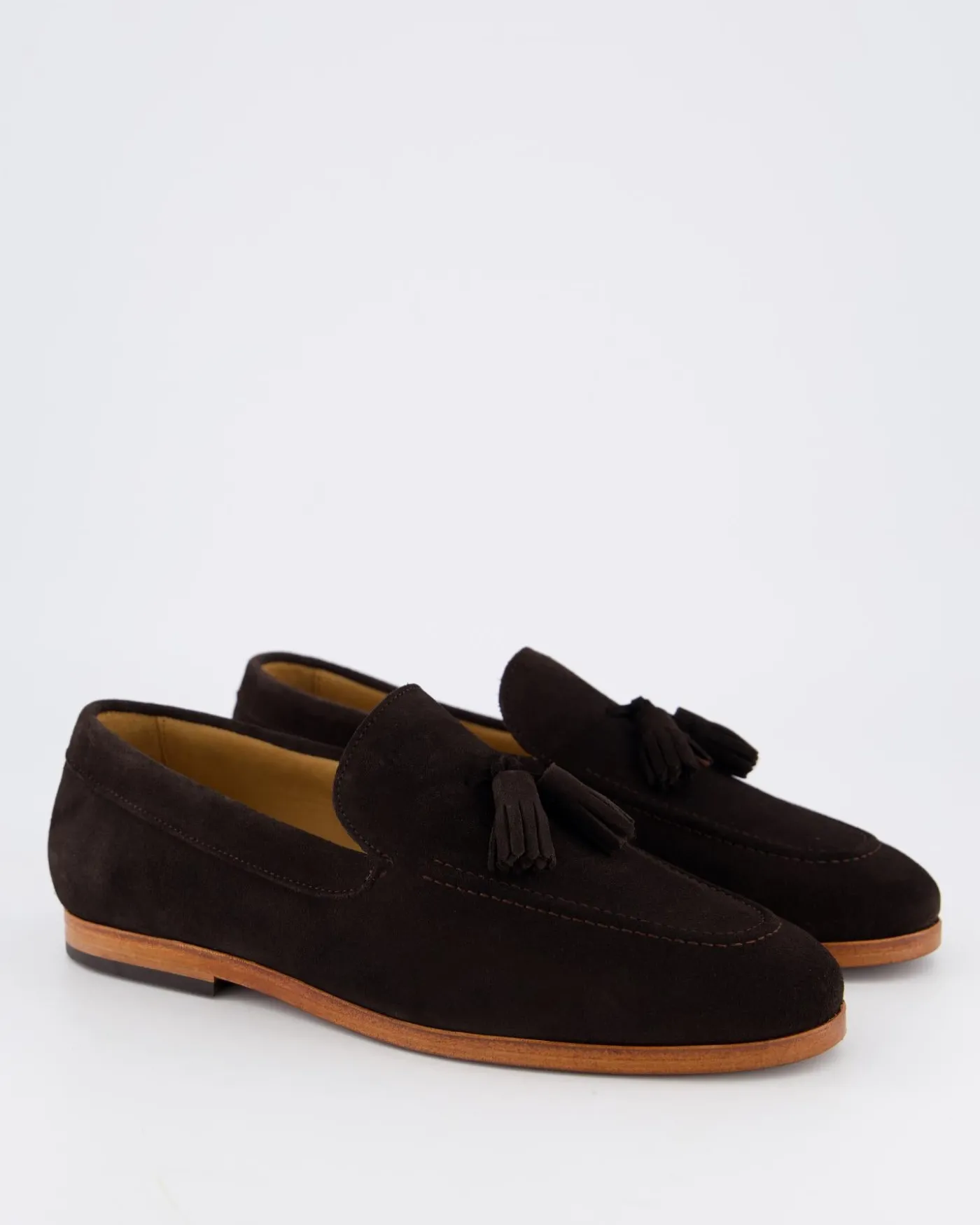 Heren Harrison Loafer Pom Pom Brown