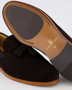Heren Harrison Loafer Pom Pom Brown