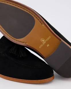 Heren Harrison Loafer Pom Pom Zwart