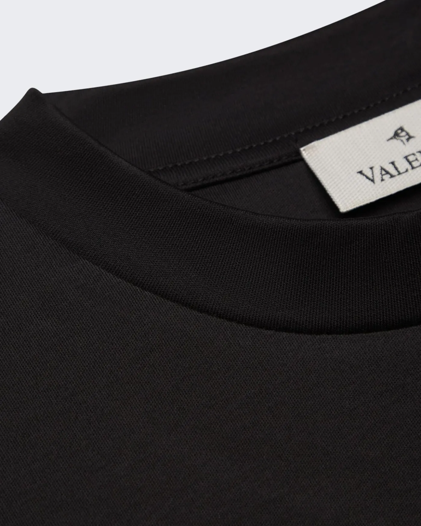 Heren Heavy Supima Sweater Zwart