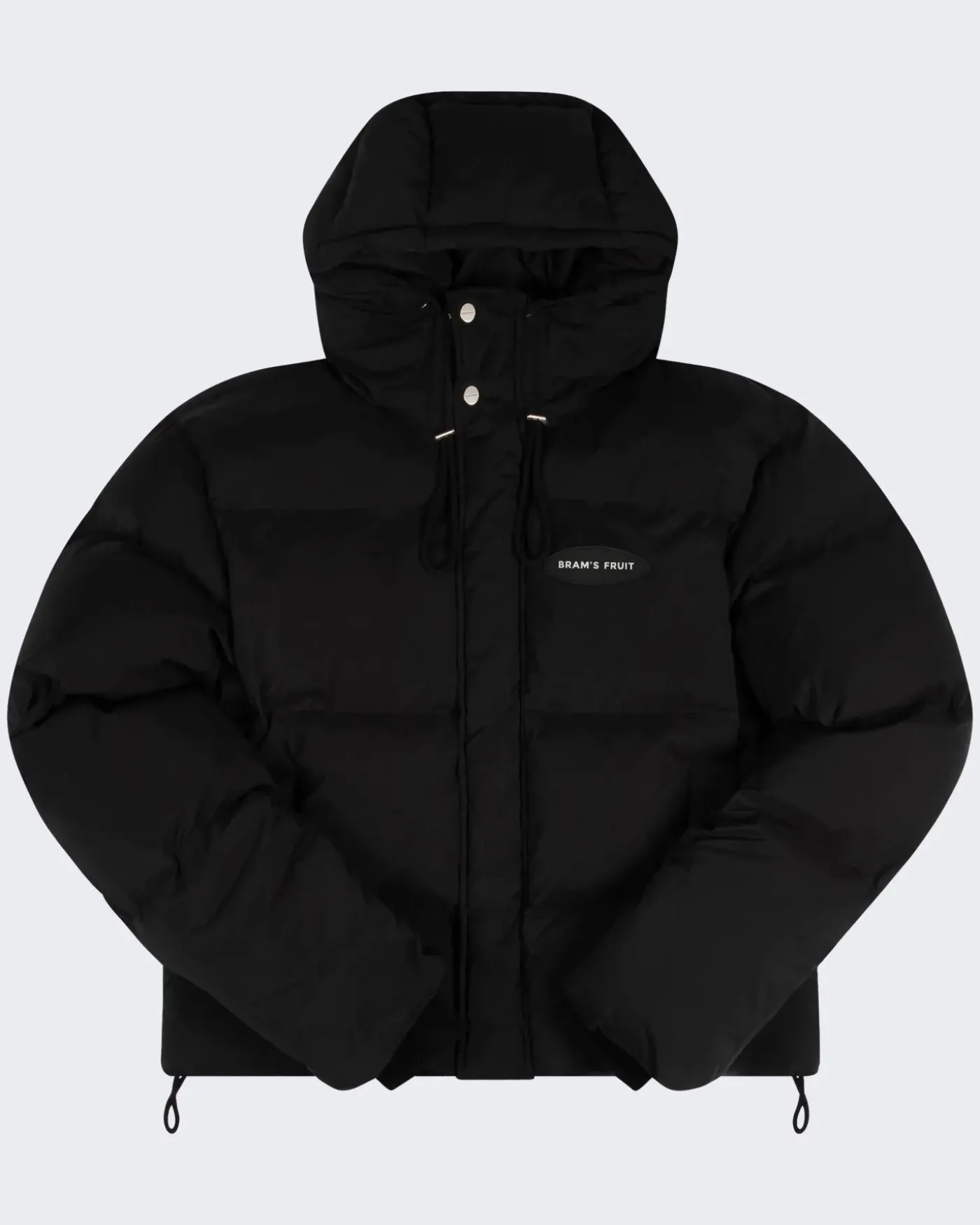 Heren Hooded Puffer Jacket Zwart