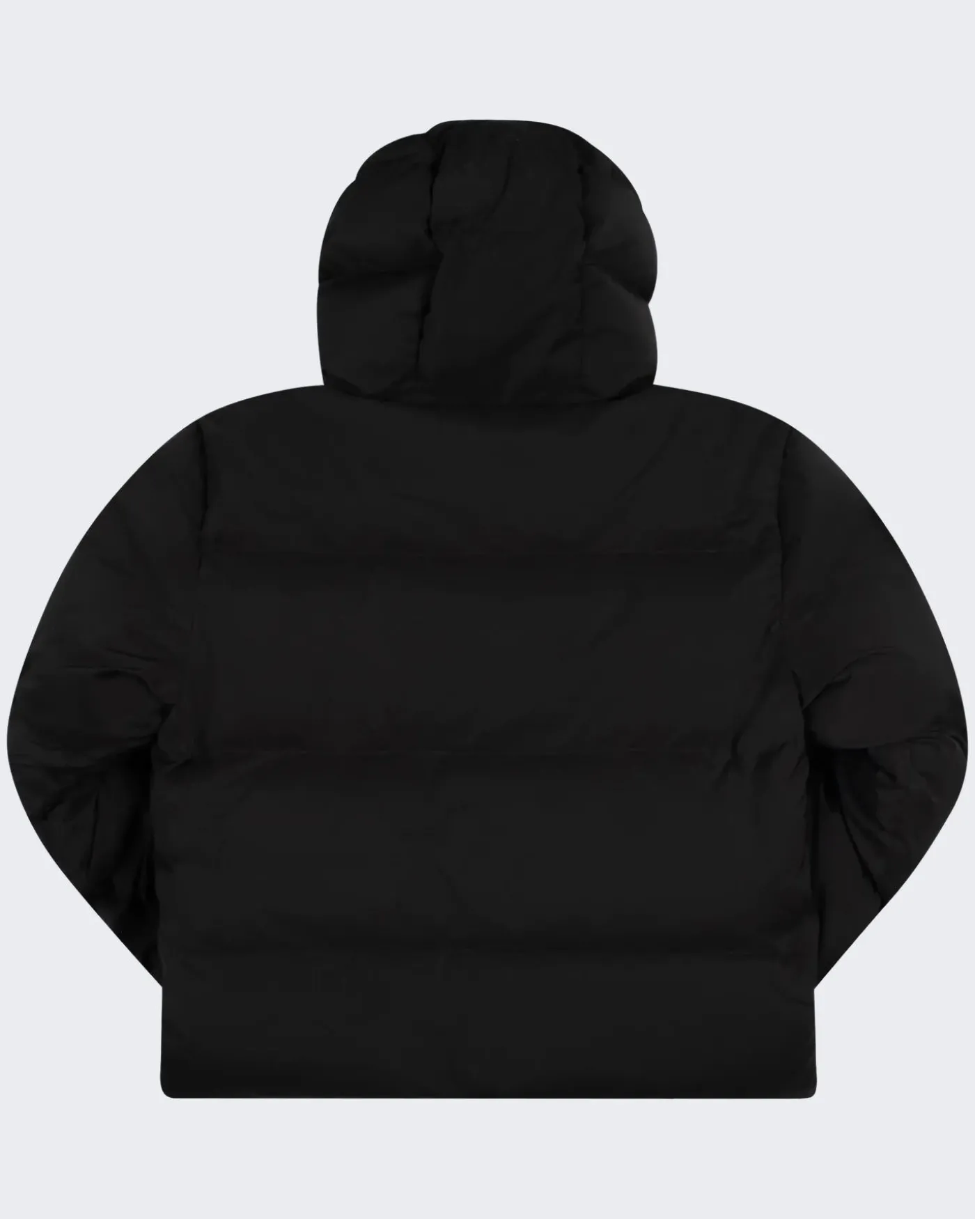 Heren Hooded Puffer Jacket Zwart