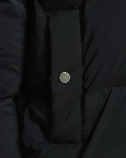Heren Hooded Puffer Jacket Zwart