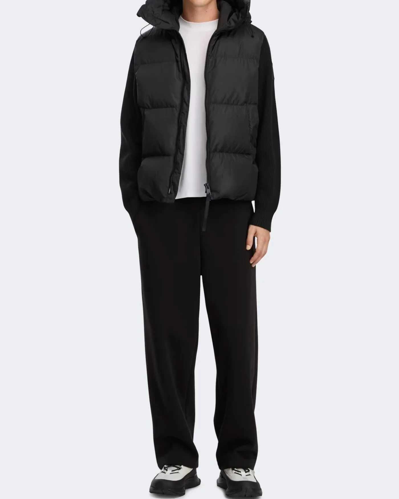 Heren Hybridge Grove Knit Zwart