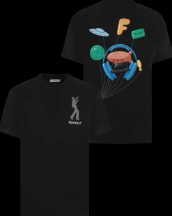 Heren Inflatables T-Shirt Zwart