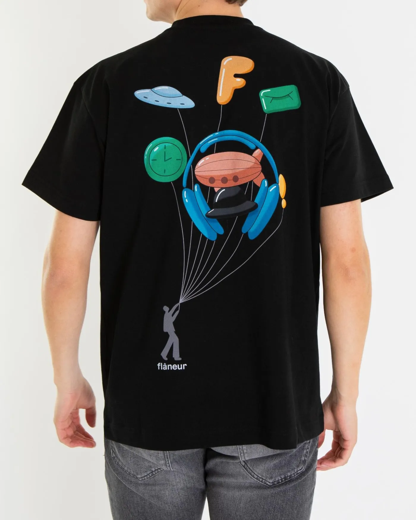 Heren Inflatables T-Shirt Zwart