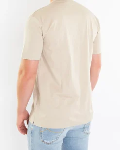 Heren Interlock Supima T-Shirt Beige