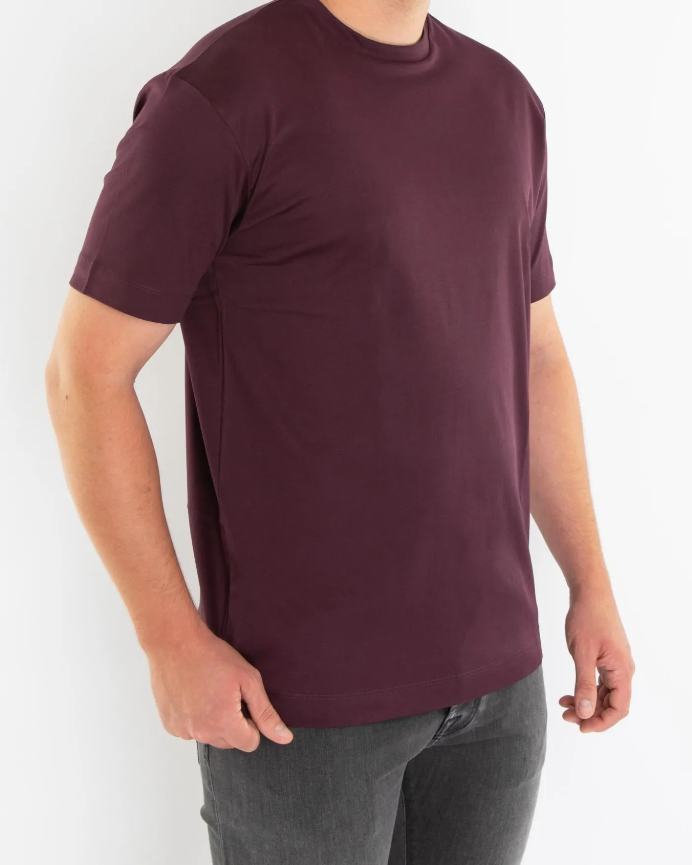 Heren Interlock Supima T-Shirt Rood