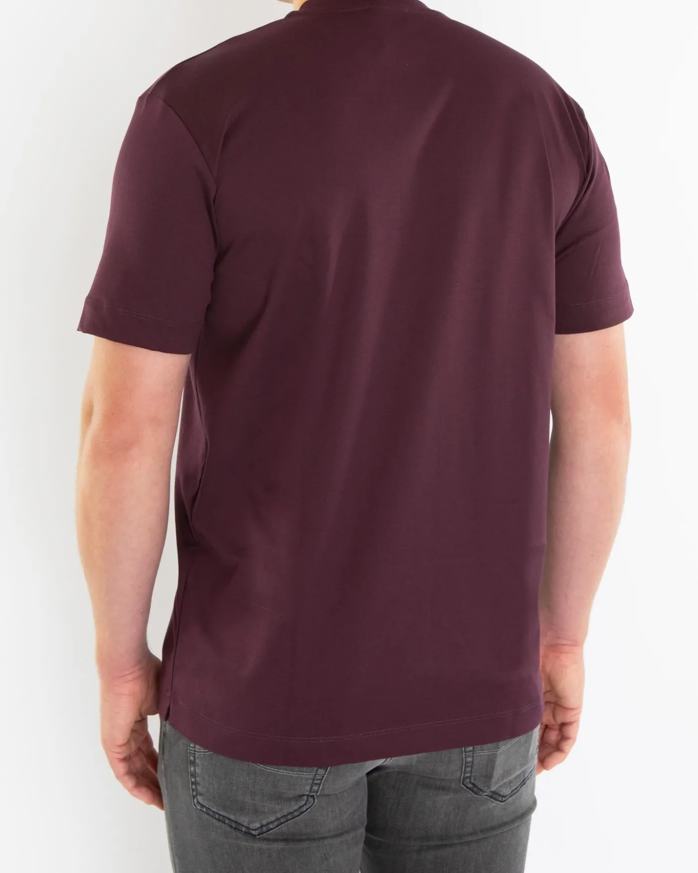 Heren Interlock Supima T-Shirt Rood