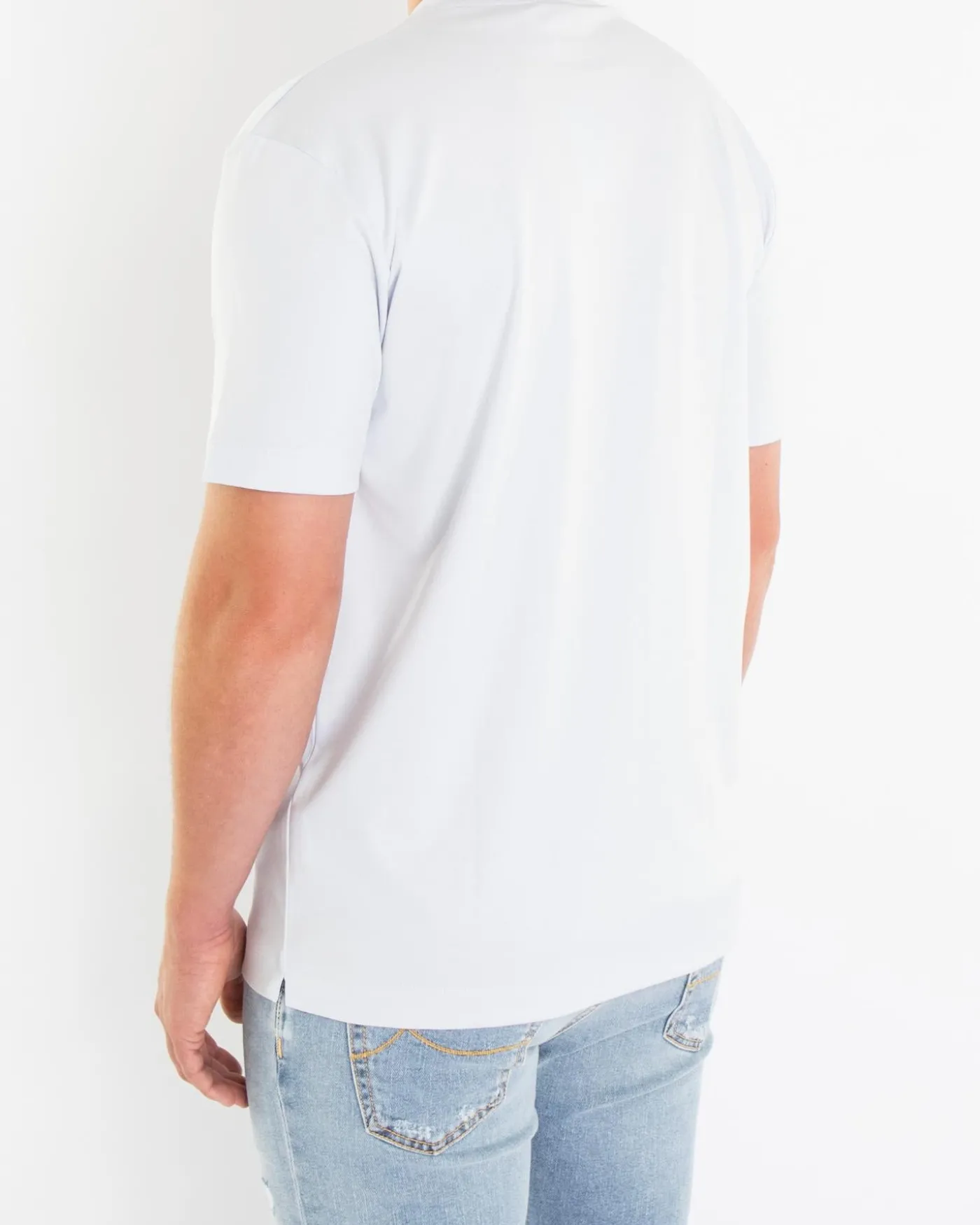 Heren Interlock Supima T-Shirt Blauw