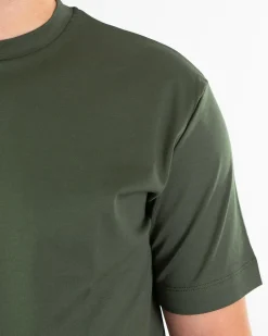 Heren Interlock Supima T-Shirt Groen