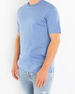 Heren Interlock Supima T-Shirt Blauw