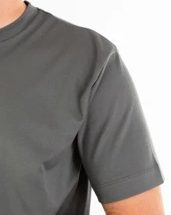 Heren Interlock Supima T-Shirt Grijs
