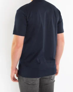Heren Interlock Supima T-Shirt Blauw